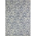 Bashian Bashian E110-DKBL-5X7.6-5440A Bashian Everek Collection Transitional Polypropylene Machine Made Area Rug; Dark Blue - 5 ft. x 7 ft. 6 in. E110-DKBL-5X7.6-5440A